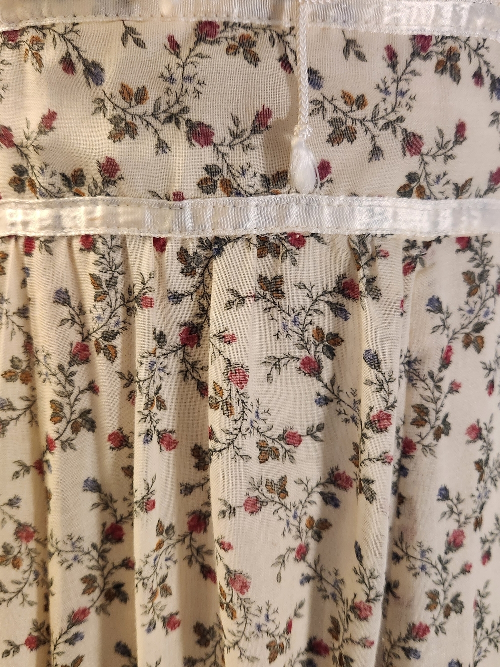 Vintage 1970s Gunne Sax Floral Corset Maxi Dress - Picture 10 of 13